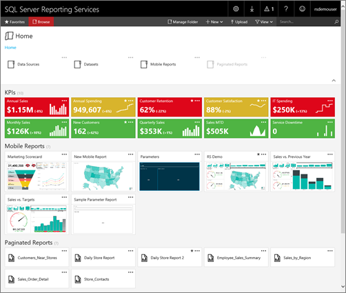 SQL Server Reporting Services (SSRS) Software