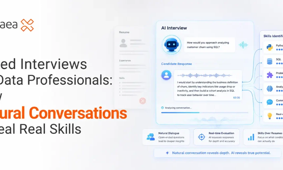 AI-Led Interviews for Data Professionals: How Natural Conversations Can Reveal Real Skills 